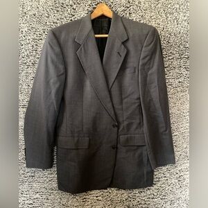 HART SCHAFFNER MARX Made in USA Mens Blue /Gray Sport coat Blazer Jacket 46 L